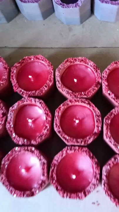 Свечи из воска и контейнеров из бетона и грунта #астрология #чакры # ...