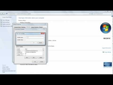 How to add java path on windows 7