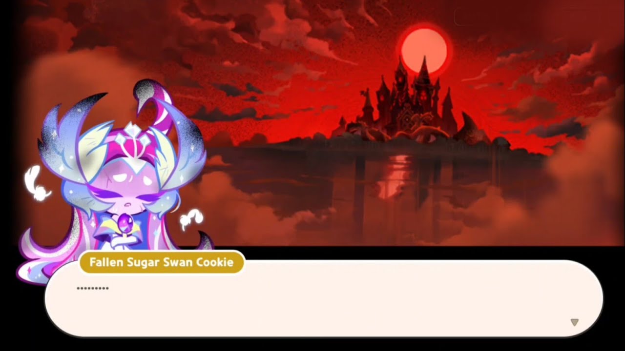 you did your best, sugar swan cookie... 🥹