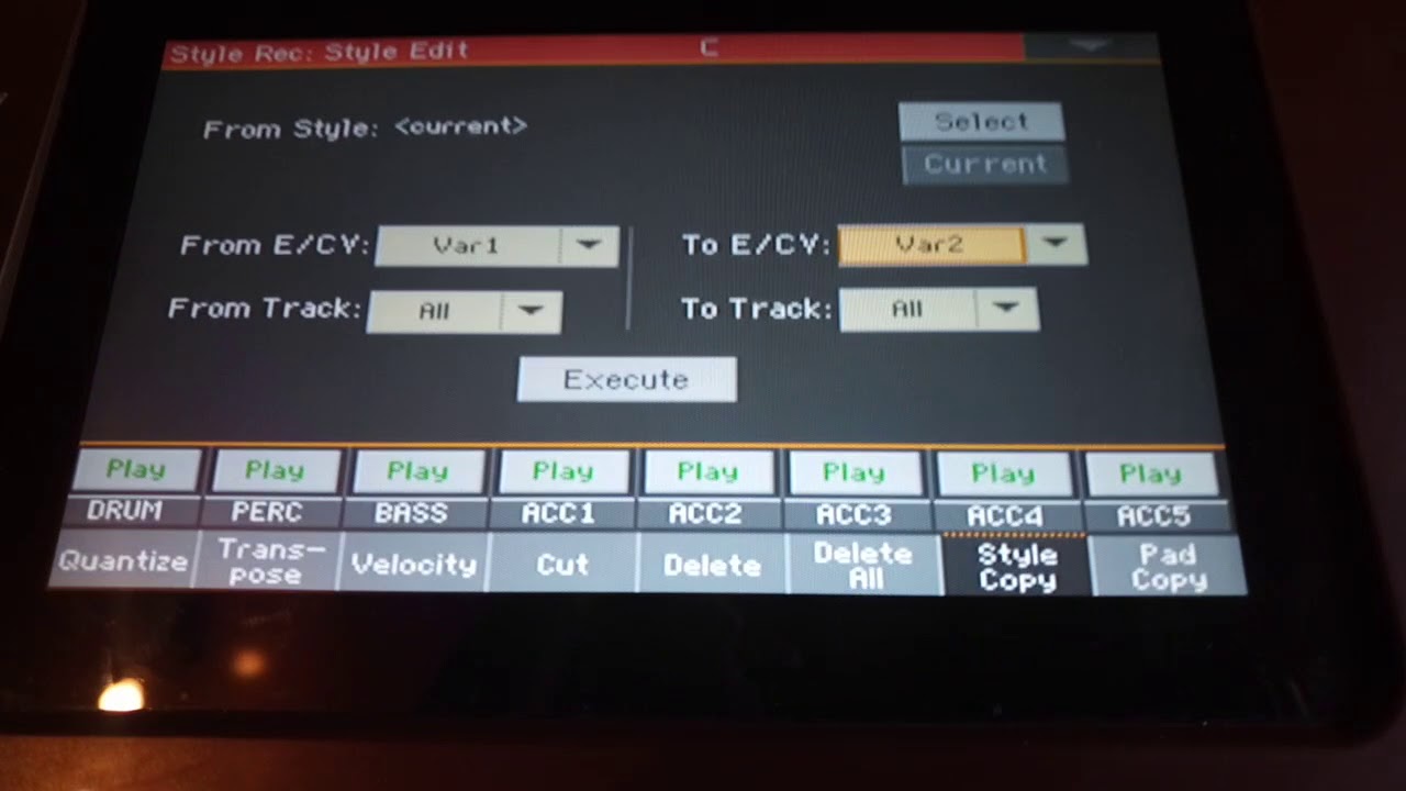 korg pa700 oriental / copy style in variation نسخ ايقاع و الاضافة عليه