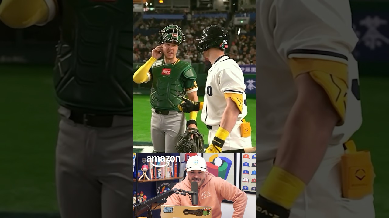 Catcher denies the batter’s handshake, a breakdown