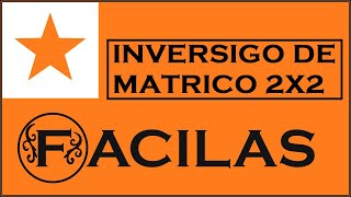 INVERSIGO DE MATRICO 2X2 (ESPERANTO)