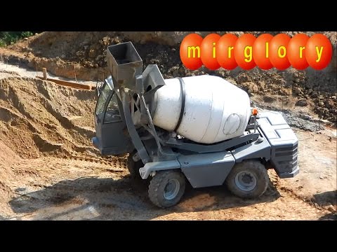 Развивающее видео для детей про бетономешалку - mirglory
