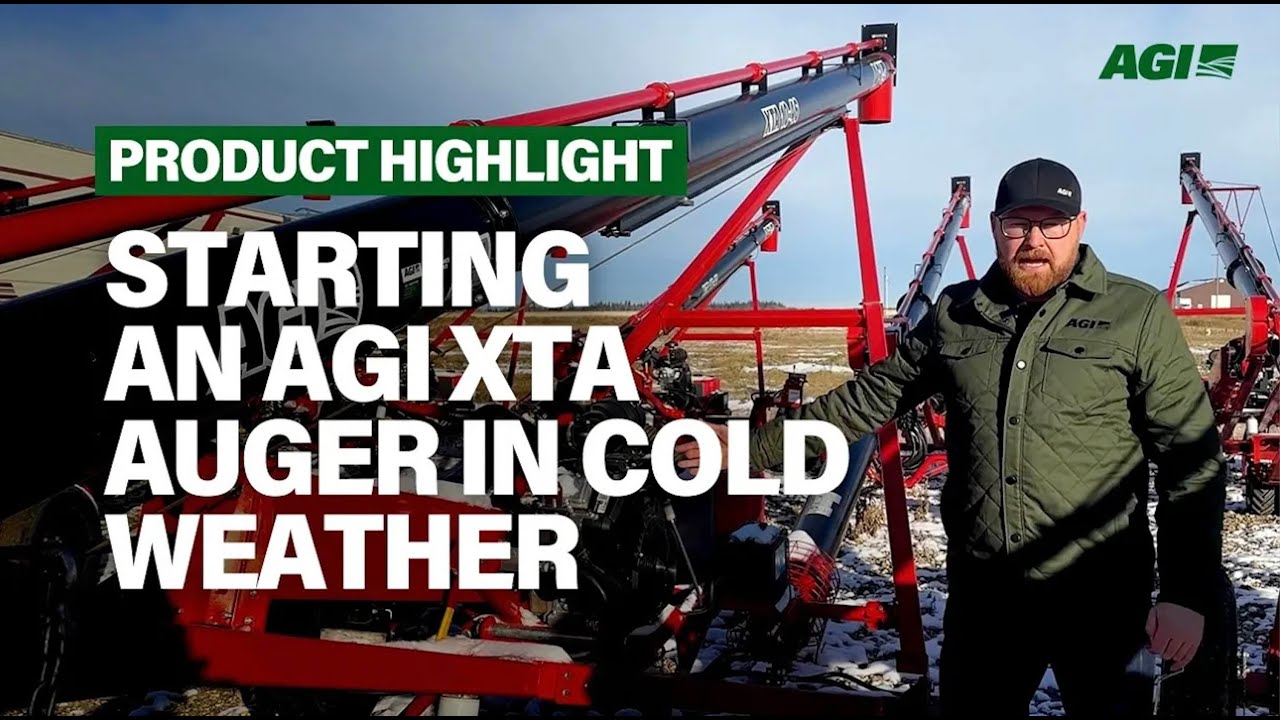 AGI XTA Auger Cold Weather Starting - YouTube