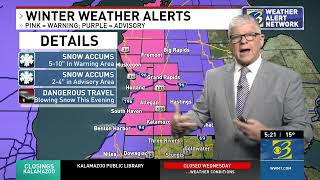 Weather report from News Channel 3 LIVE at 5 p.m., Wednesday, 1/5/22