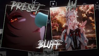 ALIGHT MOTION PRESET || BLUFF