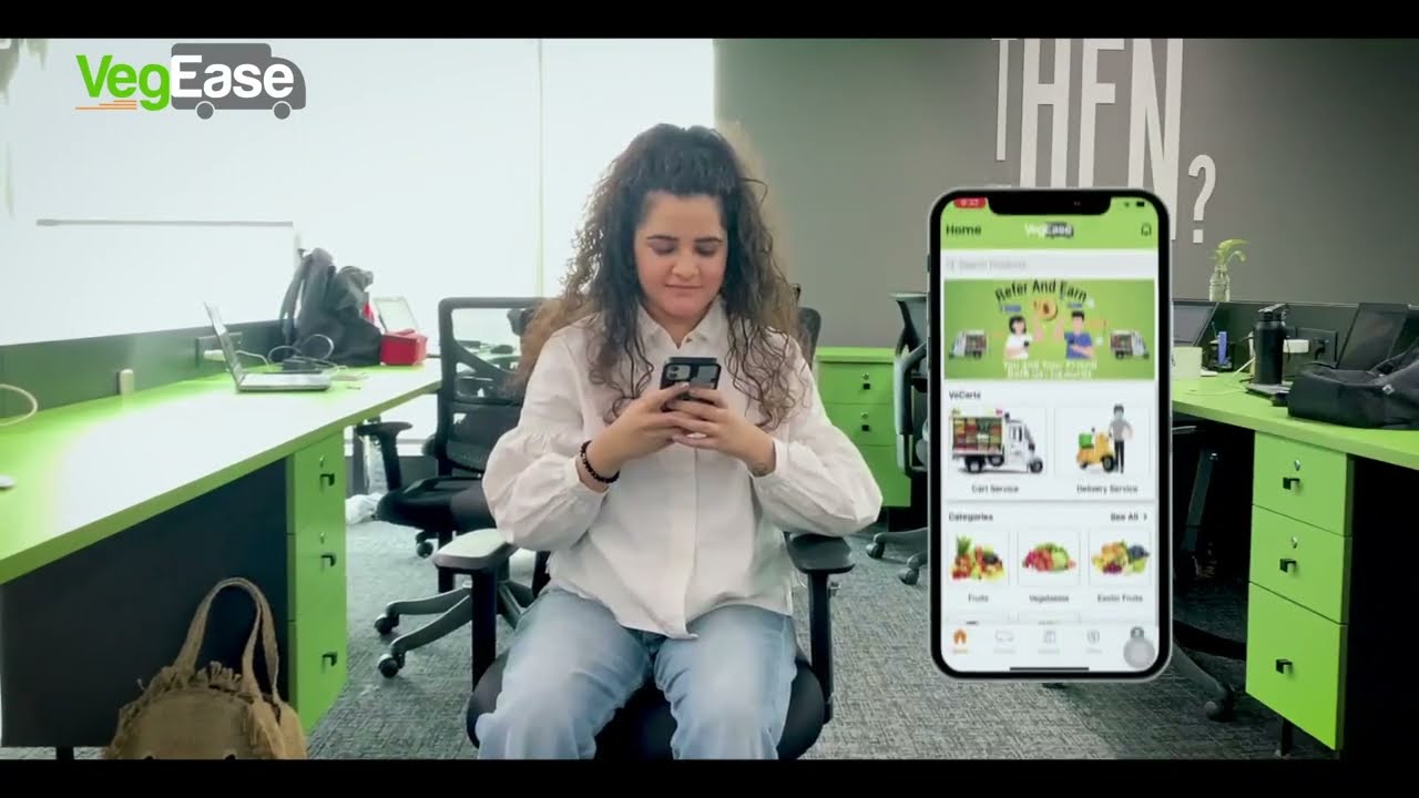VegEase - Fastest Fruit Delivery App in Delhi NCR. Order Vegetable and Fruit Online. Free Delivery