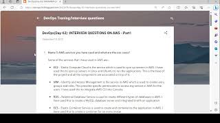 DevOps(Day-63) :INTERVIEW QUESTIONS ON AWS - Part1