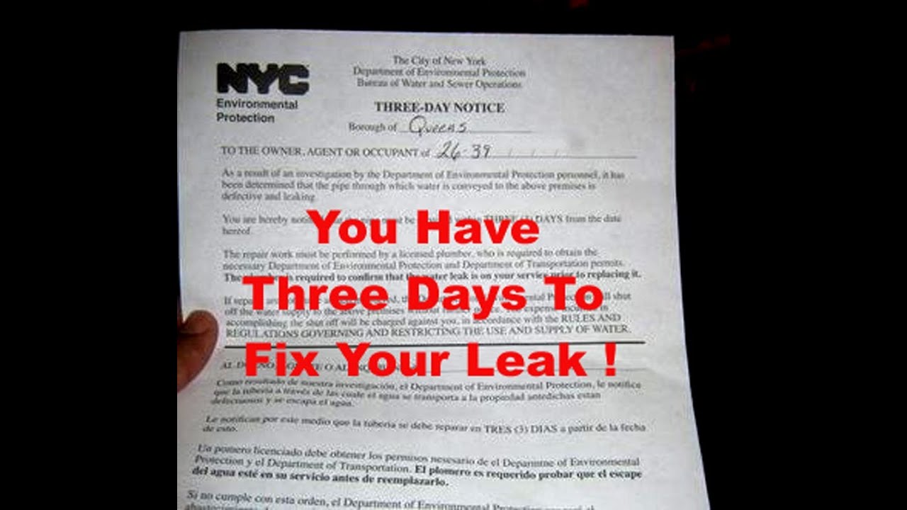 NYC DEP Notices And Violations YouTube