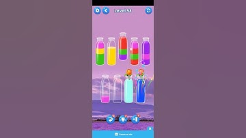water sort puzzle •| level 58 |• #gaming