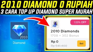 DISKON 100% - 2010 DIAMOND 0 RUPIAH ! 3 CARA TOP UP DIAMOND MLBB SUPER MURAH 2026
