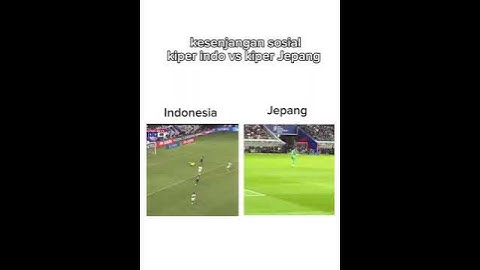 indonesia vs jepang, kesenjangan sosial kiper jepang dan indo #timnasindonesia