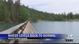 Rogue River Basin water levels back to normal