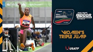 2025 Usatf Indoors Jasmine Moore Triple Jump Highlights