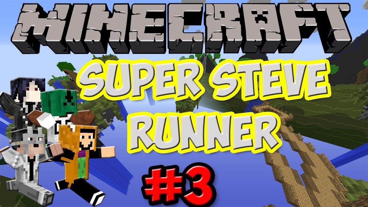 Minecraft Mini-Game: Super Steve Runner (w/ SCMowns, Slyfox, & Burnalex) [P.3]