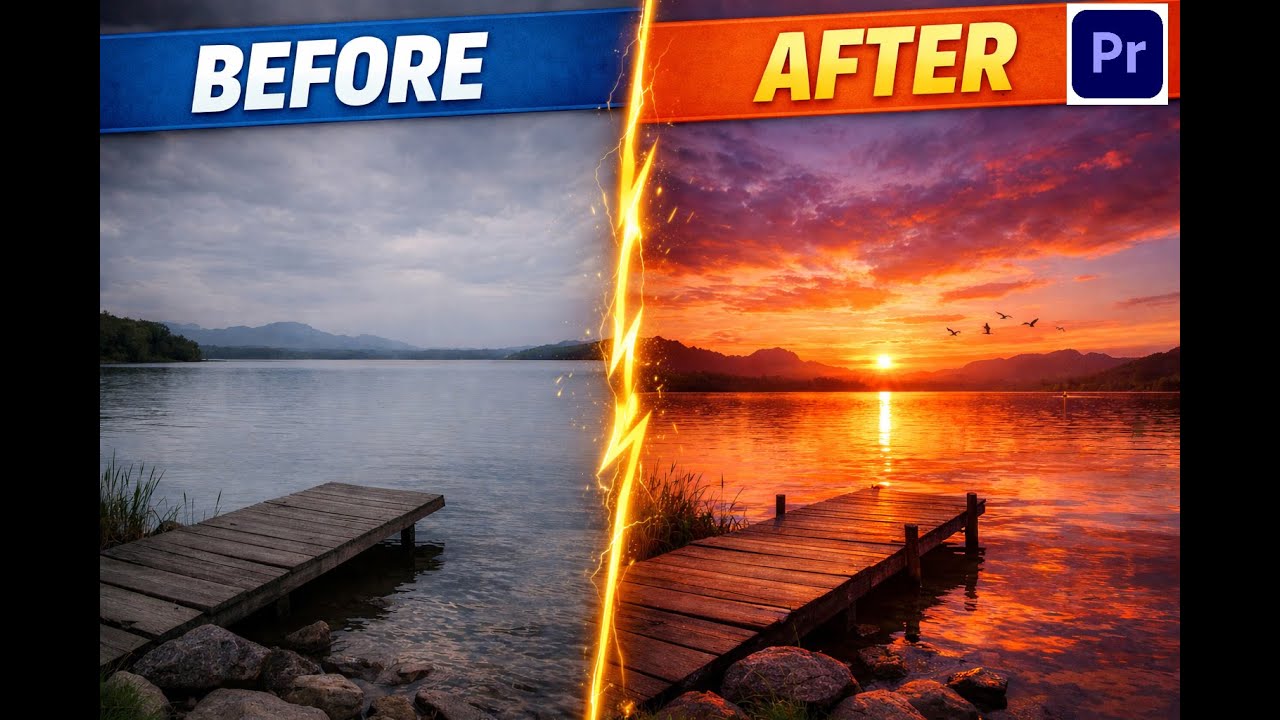 How to Make a Gradient Transition and Fade Out + Lumitric Color in Adobe Premiere Pro