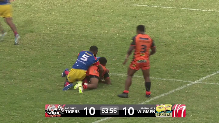 Lae Snax Tigers utility Joshua Lau highlights.
