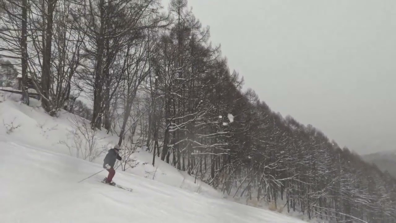 スキー 2026 02 09 かたしな高原スキー場 13 たかねコース