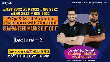 Score 100% Guaranteed Marks in JEST Physics 2022 | Most Important Questions & Concepts