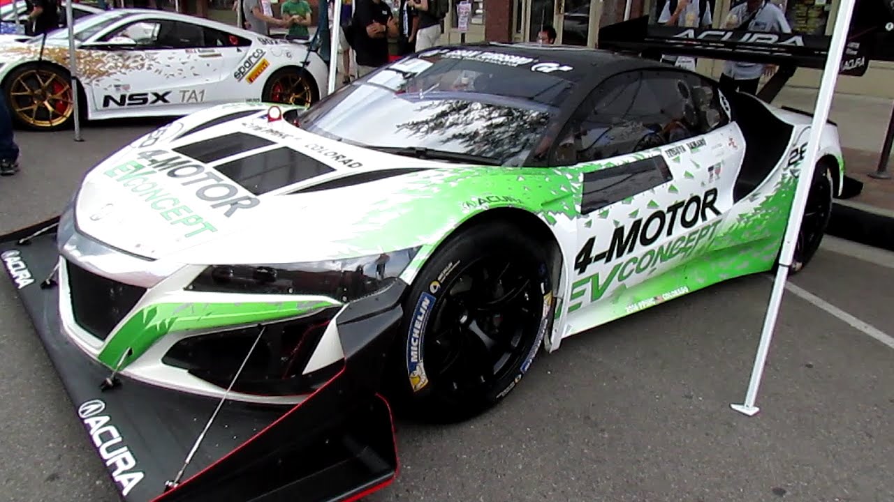 2016 4 Motor Ev Concept Acura Nsx Pikes Peak Fan Fest You