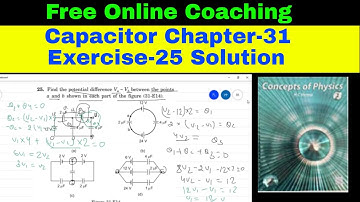 Exercise-25 capacitor solution Concept of Physics Volume-2 HCV