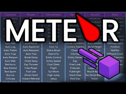 DOWNLOAD: Meteor Hacked Client - FREE - Minecraft 26.2