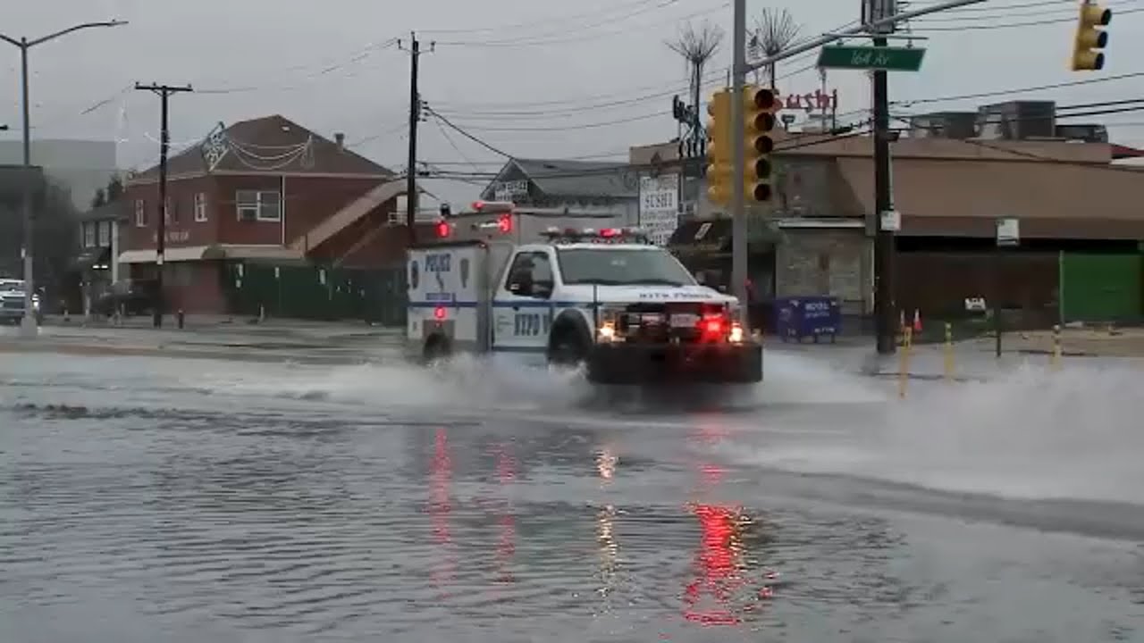 Tidal flooding impacts neighborhoods in the Rockaways YouTube
