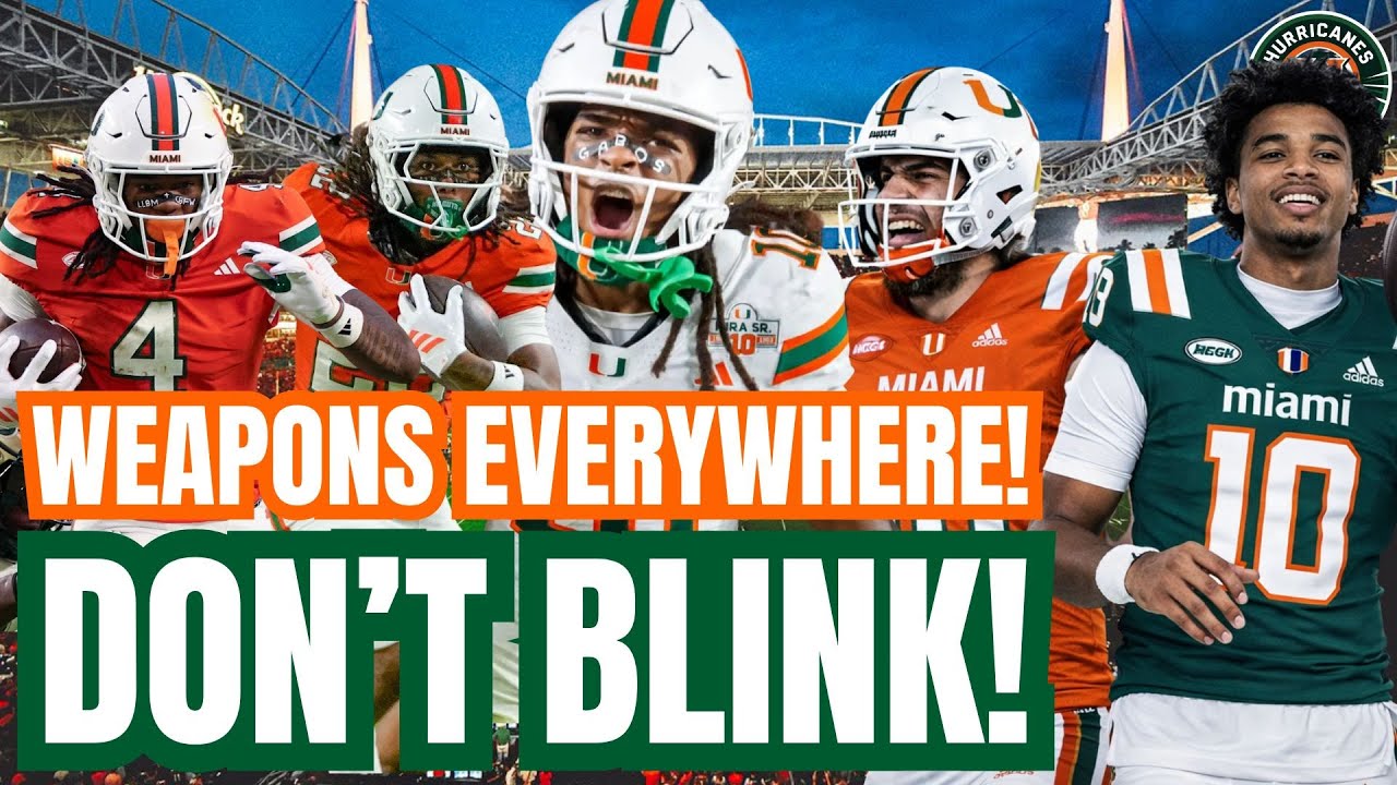 Miami Hurricanes Offense will be RECORD BREAKING in 2026 Season! DON'T BLINK!