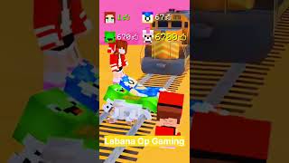 JJ vs CURSED Train To Save Friends 🚆 😱 Minecraft Animation #minecraft #shorts