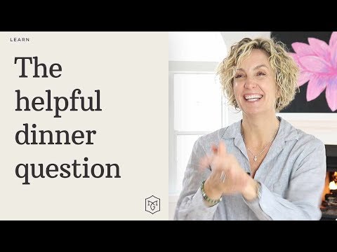 Ask Your Child This Helpful Dinner Question Discussion with your kids Michelle Gambs