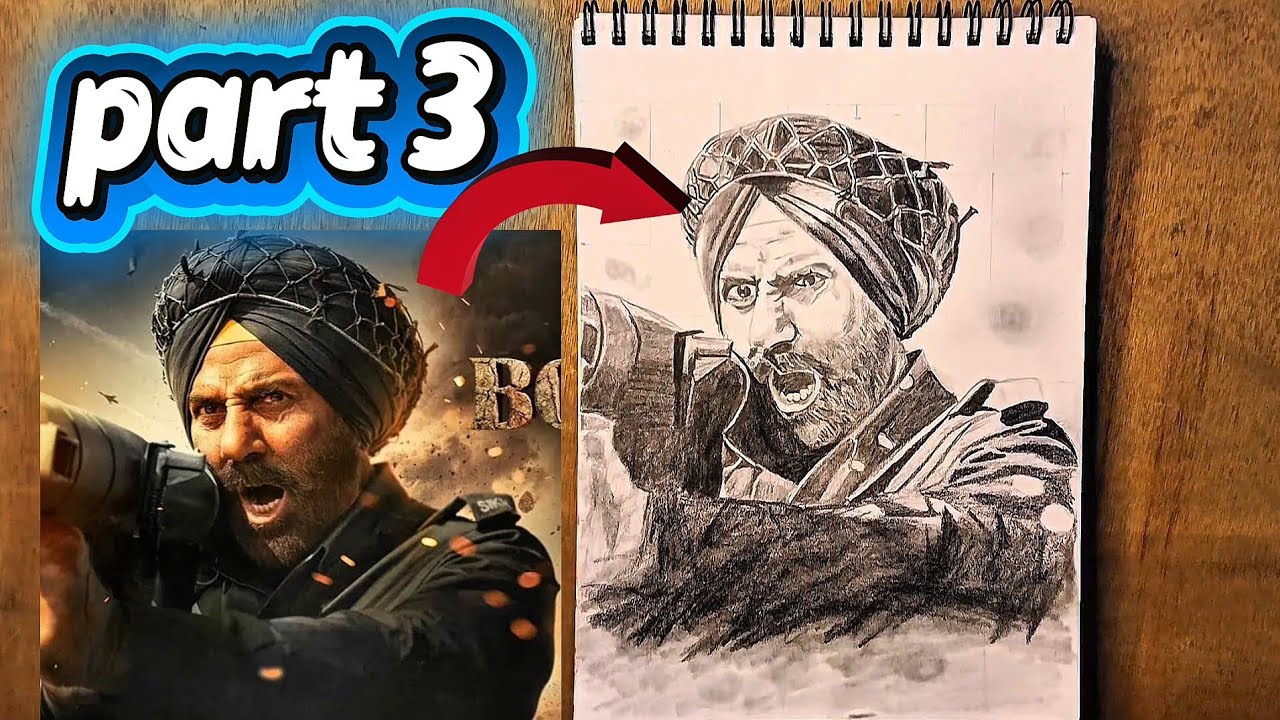 🎨 Movie Scene को Pencil Sketch में बदल दिया 😱 | Part 3 | Realistic Drawing