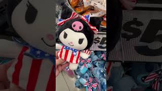 Karomi Fourth of July 🇺🇸 plushie at Five Below #hellokitty #hellokittyandfriends #kuromi
