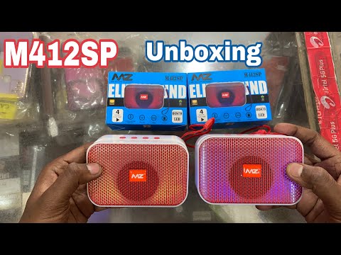 M412SP Bluetooth speaker Unboxing & Review 2023