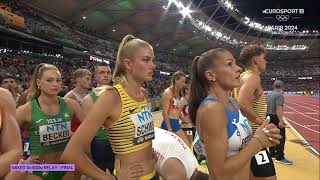 Final Relevo Mixto 4x400 Metros Mundial Atletismo 2024 Budapest