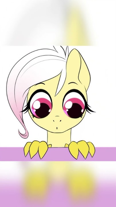Дочка Флаттершай встречает дочку Рарити #пони #mlp #pony #комикс # ...