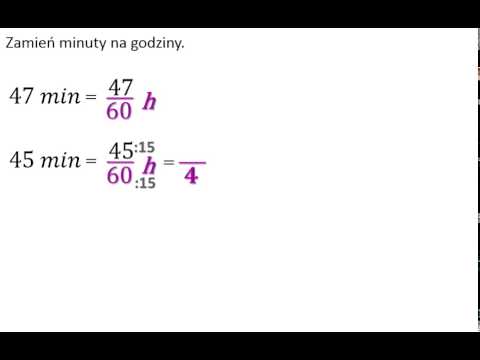 Wideo: Jak Zamienić Minuty Na Godziny Minutes