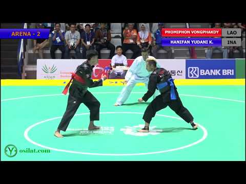 Pencak Silat Men's Tanding Class C : LAO vs INA | 18th Asian Games Indonesian 2018