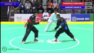 Pencak Silat Men's Tanding Class C : LAO vs INA | 18th Asian Games Indonesian 2018