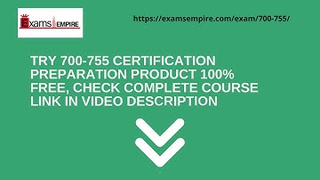 Cisco 700-755 Exam PDF dumps Video by ExamsEmpire