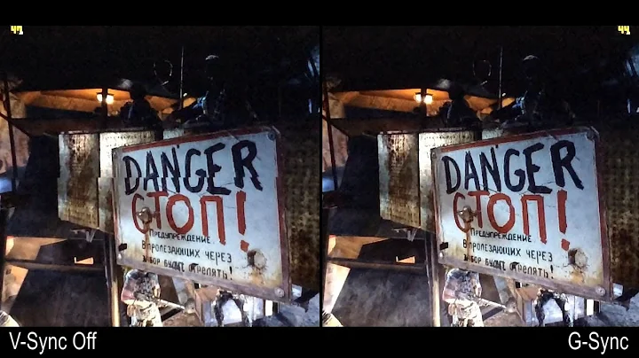 G-Sync vs. V-Sync Off Game Demos