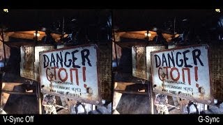 G-Sync vs. V-Sync Off Game Demos