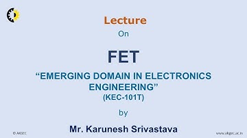 EMERGING DOMAIN IN ELECTRONICS ENGINEERING LECTURE 13 