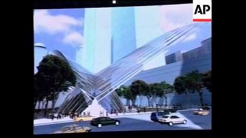 Presentation of design for WTC transport hub