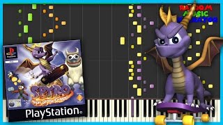 Desert Ruins - Spyro 3: Year of the Dragon - Piano Tutorial [Synthesia♫]