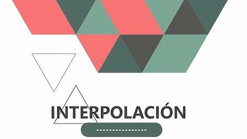 Aplicación de la interpolación polinómica
