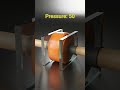 Balloon vs press simulation with different pressure. #animation  #3d #blender #satisfying #relaxing