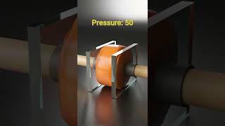 Balloon vs press simulation with different pressure. #animation  #3d #blender #satisfying #relaxing