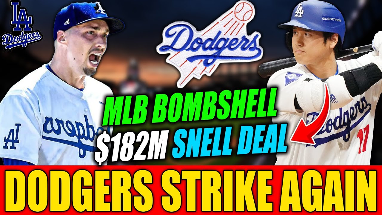 BOMBSHELL UPDATE DODGERS SIGN BLAKE SNELL FOR 182 MILLION WHAT IT MEANS FOR MLB 💥