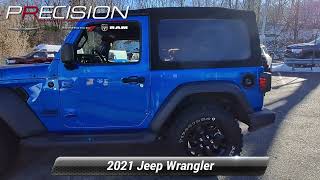 Certified 2021 Jeep Wrangler Willys, Butler, NJ A719294