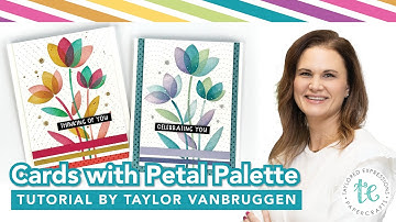 Time-Saving Trick: Swatch & Create at the Same Time | Petal Palette Combo | Taylor Van Bruggen